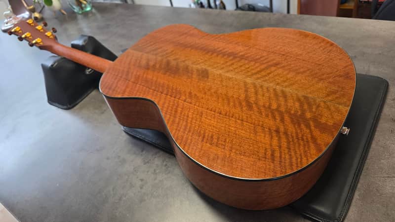 Taylor Custom Shop Stephen King Signed Cujo 14 AAA 400 Year Old Flame Walnut Grand Auditorium USA 1997 American Presentation Acoustic Guitar image 1