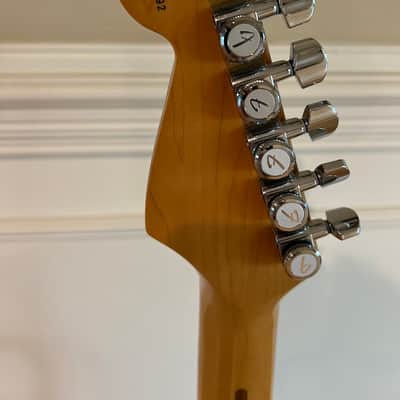 Fender Partscaster: American Deluxe Stratocaster & Strat Plus Deluxe - Cherry Sunburst image 14
