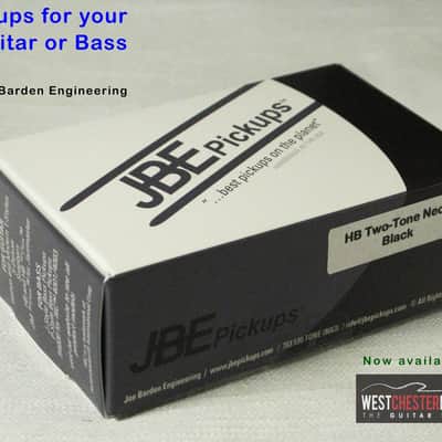 Joe Barden Engineering (JBE Pickups) HB T/T N BLK Two-Tone Humbucker Neck Pickup Black image 2
