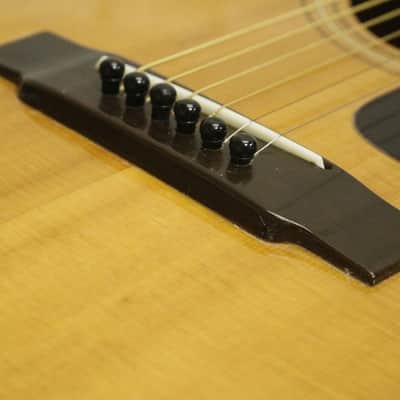 Vintage 1970 made Acoustic Guitar Yamaha FG-110 RED Label Made in Japan image 9