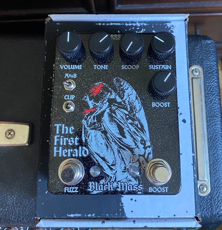 Black Mass Electronics The First Herald Fuzz 2026 - Black Rainbow Flake image 1