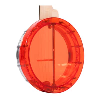 Gold Tone Little Gem: See-Through Banjo-Ukuleles with Gig Bag (Ruby) image 8