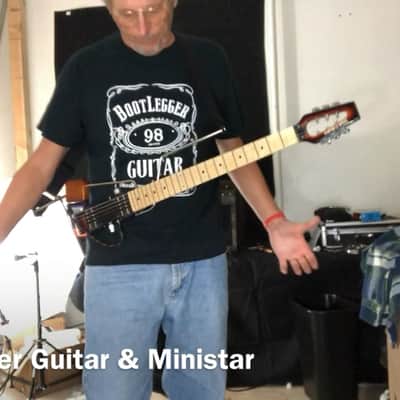 Original South Korean Ministar Lestar Travel Guitar Built in Headset Amp Gibson Scale image 15