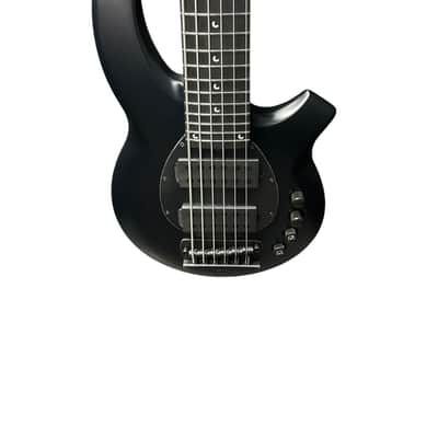 Ernie Ball Music Man Bongo 6 HH, Stealth Black/ Ebony *IN STOCK* image 5