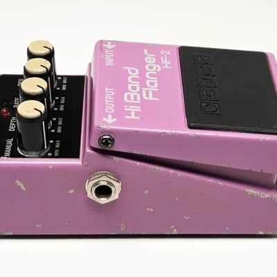 used Boss HF-2 Hi Band Flanger Green Label Made In Japan, Very Good Condition image 5