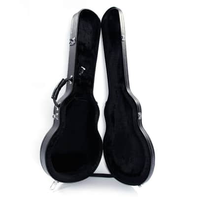 New OEM High Grade Leather Electric Guitar Hard Case Guitar Bag Black 2023 image 3