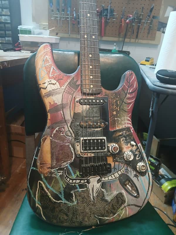 Fender Stratocaster 2003 - Custom Artwork image 1