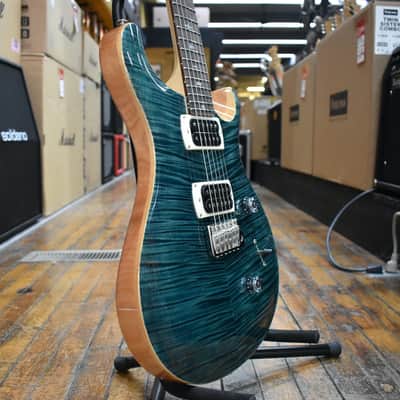 Paul Reed Smith SE Custom 24 Electric Guitar Slate Blue w/Padded Gig Bag image 2