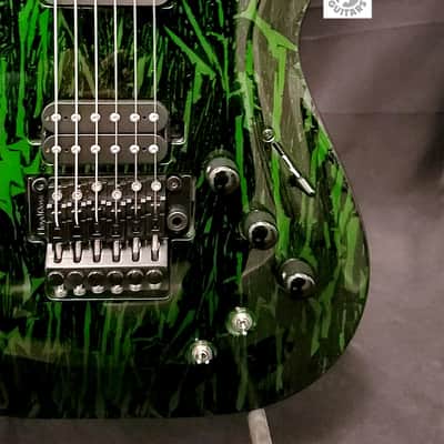2020 Schecter C-1 FR S Silver Mountain in Toxic Venom; Comes with Gig Bag and Pro-Setup! image 6