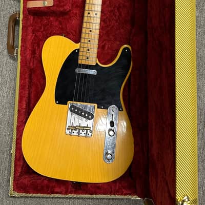 Fender 75th Anniversary Vintera Road Worn 1951 Telecaster (2026) - Butterscotch Blonde #01746 with Original Hard Case image 7