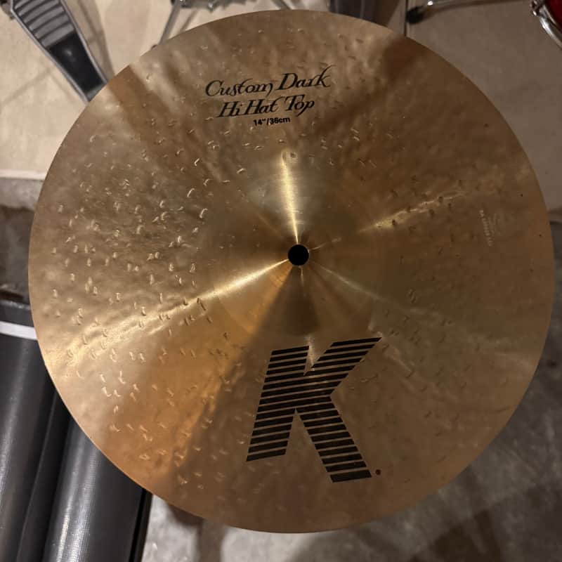 Zildjian 14" K Custom Dark Hi-Hat Cymbals (Pair) 1995 - Present - Traditional image 1