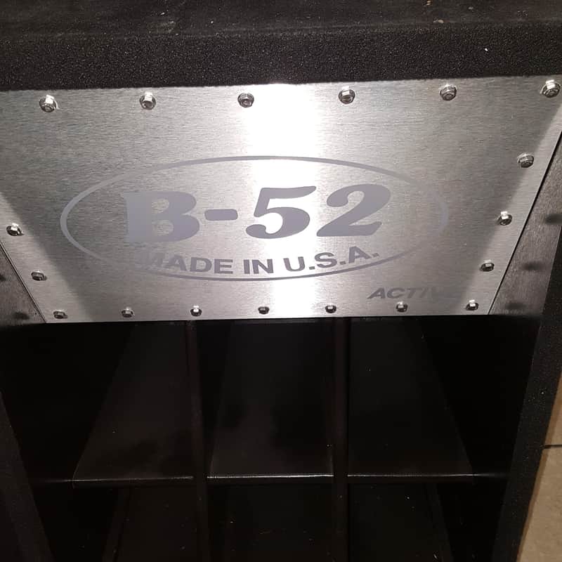 Set of TWO B52 Professional LX-18A Folded Horn Powered Subwoofers (B-52 subs) image 1