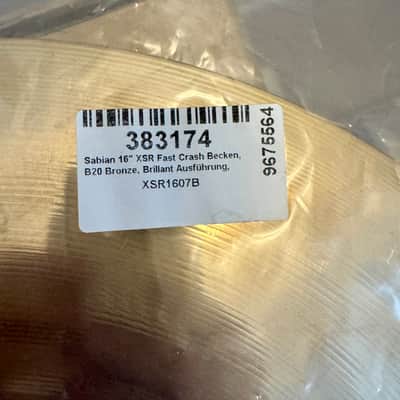 Sabian XSR 16“ Fast Crash 2023 imagen 3