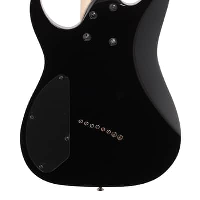 Ibanez RGMS8 Multi Scale Electric Guitar Black image 6