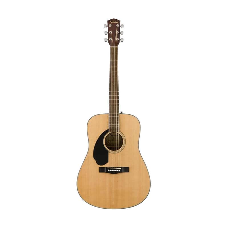 Fender CD-60S Left-Handed Dreadnought Acoustic Guitar - Natural image 1
