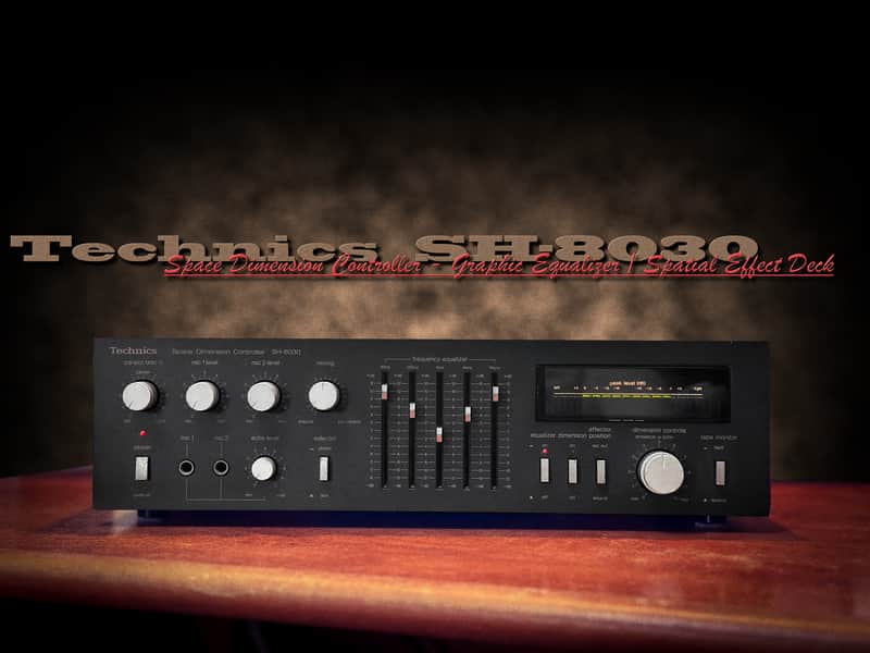 TECHNICS SH-8030 SPACE DIMENSION 🌈RaRe🌈 Stereo EQ Phono Preamp DSP Effect image 1