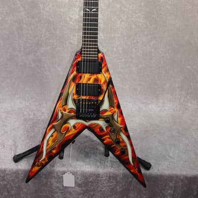 B.C. Rich BC Rich KKV Kerry King V guitar signed by Slayer image 1