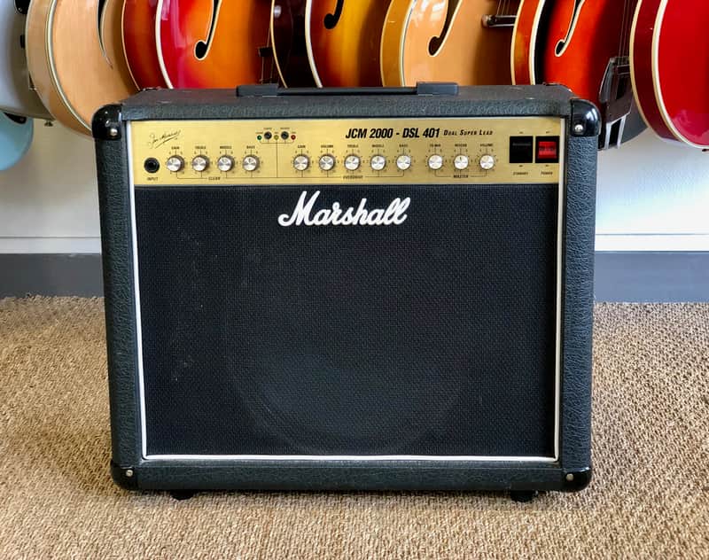 Marshall JCM 2000 DSL 401 Dual Super Lead 2-Channel 40-Watt 1x12" Guitar Combo 2000s - Black image 1