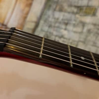 2004 Samick Avion Model AV-1/WR Greg Bennett Design,  Transparent Red image 20