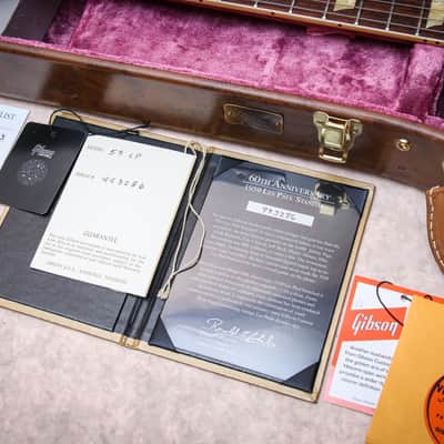 GIBSON USA Custom Shop 60th Anniversary '59 Les Paul Standard Reissue "Royal Teaburst + Bolivian Rosewood" (2019) image 3