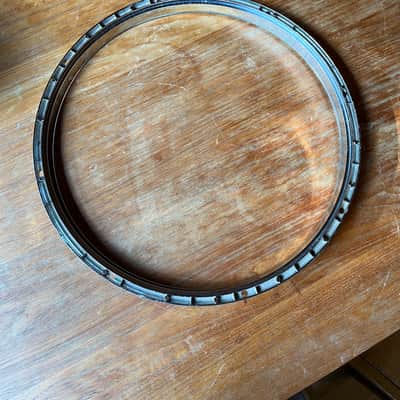 Ludwig No. 4160 16" Twin Channel Die-Cast 8-Lug Hoop 1980 - 1983 - Chrome image 2