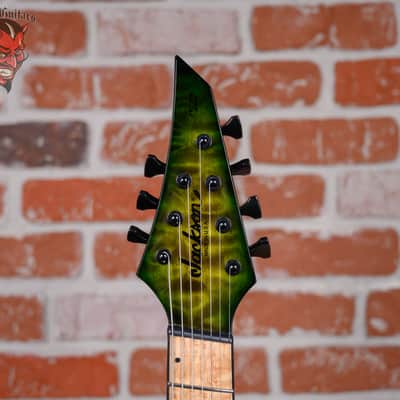 Jackson USA Custom Shop Soloist MS Master Built By “Metal” Joe Williams Quilt Maple Top Zilla Burst #701 Built for NAMM in 2019 with Original Hard Shell Case. image 10