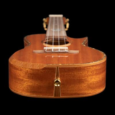 Ortega ECLIPSE-CC4 Custom Built Series Solid Mahogany Top Okoume Neck 4-String Concert Ukulele w/Gig Bag image 7