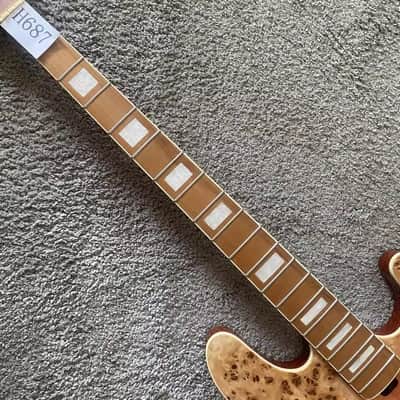 Custom DIY Project 4 String Jazz Bass Style Alder Body, Roasted Maple Neck image 3