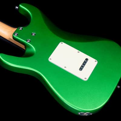 EART YMX-SG3,Roasted Book-match Mahogany Solid Body,22 Stainless Steel Frets,6-Point Synchronized Tremolo image 4