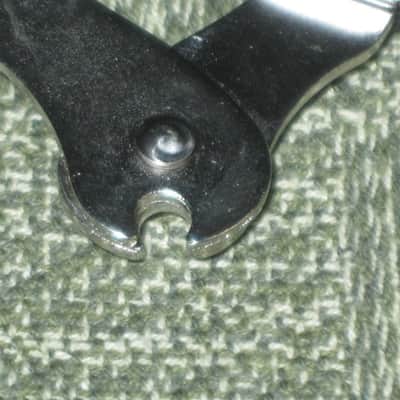 new (no package) very near A+ D'Addario Planet Waves PRO-WINDER Black String Winder & Cutter & Bridge Pin Puller DP0002 for guitar, mandolin, ukulele & banjos (black hard plastic with hardened steel wire cutters) just has few minor natural imperfections image 7