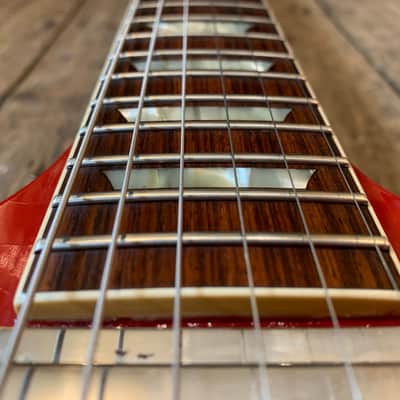 2022- 1963 Firebird V Reissue with Maestro Vibrola Light Aged Cardinal Red Murphy Lab image 8