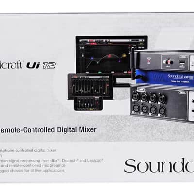 Soundcraft Ui12 12 Input Digital Mixer w/Wifi+App Control+Recording+Headphones image 5
