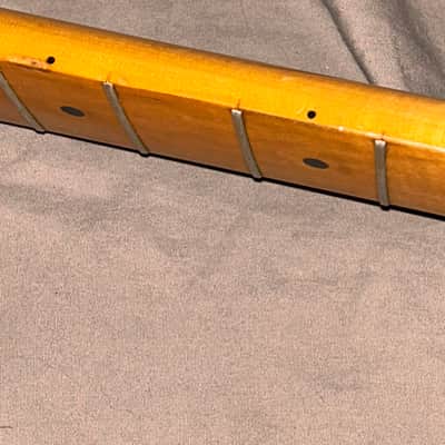 Vintage 1989 Squier ii one piece maple neck image 17
