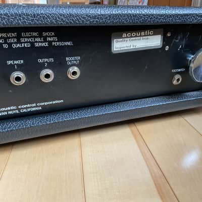 Vintage 70s Acoustic control Corp 150 Guitar Bass Head Amp image 12