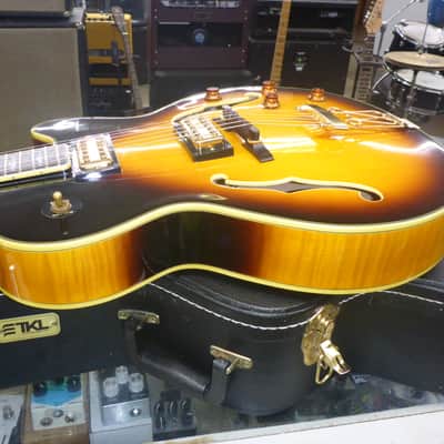 Epiphone Joe Pass Emperor II VS w/Case( Considered 2nd ) : Frets Leveled , Crowned & Dressed 2007 - Vintage Sunburst image 15