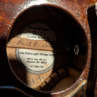 Paul E. Smith Git'r - Mandolin with guitar neck/tuning. 2001 - Not sure image 4