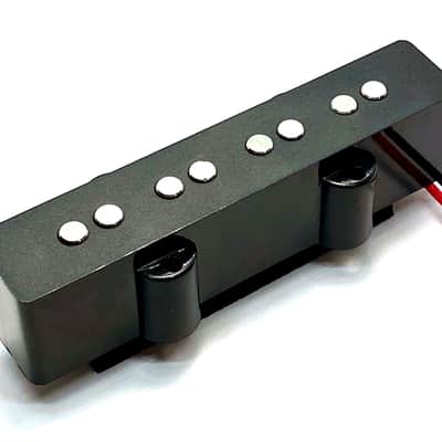 Dragonfire Vintage Alnico PJ Bass Pickup Set ~ 4 String PJ Bass Passive A5 Pickups, 4S PJ Set, Black image 5