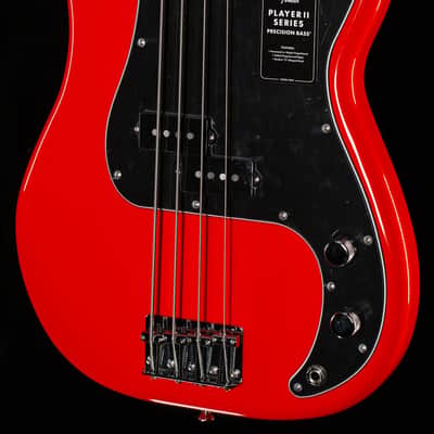 Fender Player II Precision Bass Rosewood Fingerboard Coral Red (987) image 1
