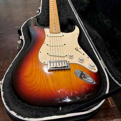 LACE Fender American Strat Plus Deluxe Electric Guitar Sunburst - Vintage 1989 image 3