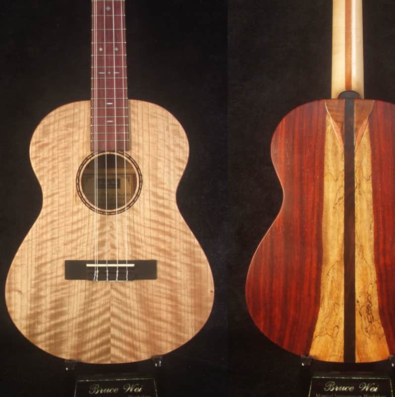 Bruce Wei 5 string baritone ukulele 2025 - Satin image 1