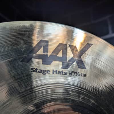 Sabian AAX 14" Stage Hi‑Hat Cymbals (Pair) – Bright, Crisp, Modern Projection – Professional B20 Alloy image 11