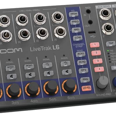 Zoom LiveTrak L-6 Digital Mixer and Multi-Track Recorder, 6-Channel image 3