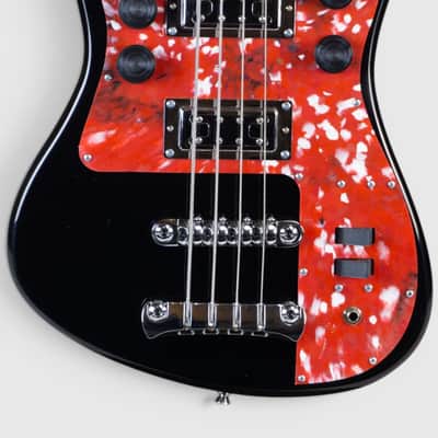 Borisov Bassa Style Custom 4-String Guitar Onboard Fuzz Circuit USSR image 3