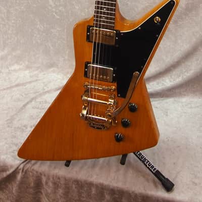 1983 Gibson Heritage Series Korina Explorer with Bigsby owned by Joe Bonamassa image 5