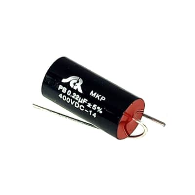 MKP .22uf 400V POLYPROPYLENE CAPACITOR - BLACK image 2