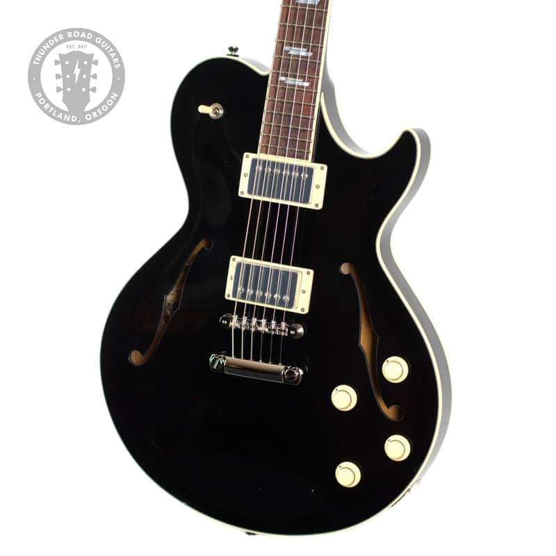 New Collings SOCO Deluxe Jet Black/Doghair w/ThroBak Pickups #SOCO24719 image 1