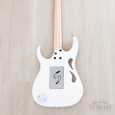 2020 Ibanez Steve Vai signature PIA3761 Paradise In Art Stallion White w/ Case, Tags image 3