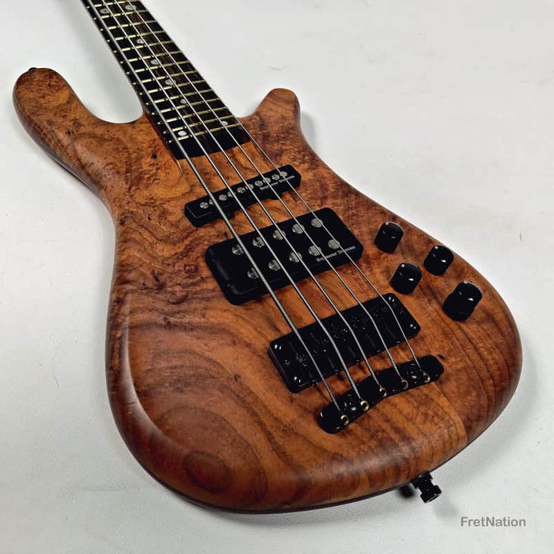 Warwick Masterbuilt P-Nut Signature III 5-string Blackwood Burl - 11.20lbs D 164317-26 image 1