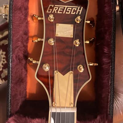 Gretsch G6134TGQM-59 Limited Edition Quilt Classic Penguin with Bigsby 2024  - Forge Glow image 3