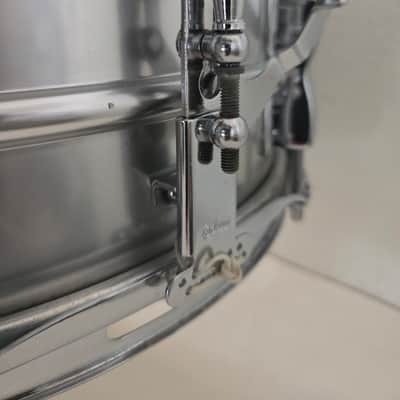67 Ludwig  Acrolite No. 404-grey matte finish and chrome image 10